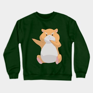 dabbing hamster Crewneck Sweatshirt